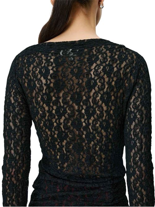 Top in pizzo drappeggiato Grace & Mila | FW2617050NOIR